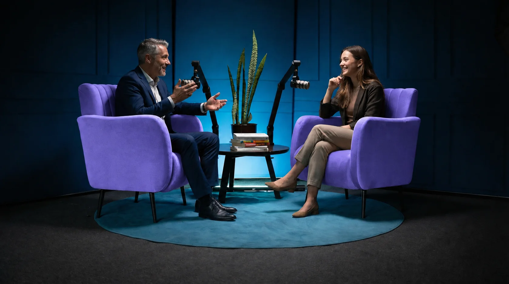 Estudio de producción de podcast en León